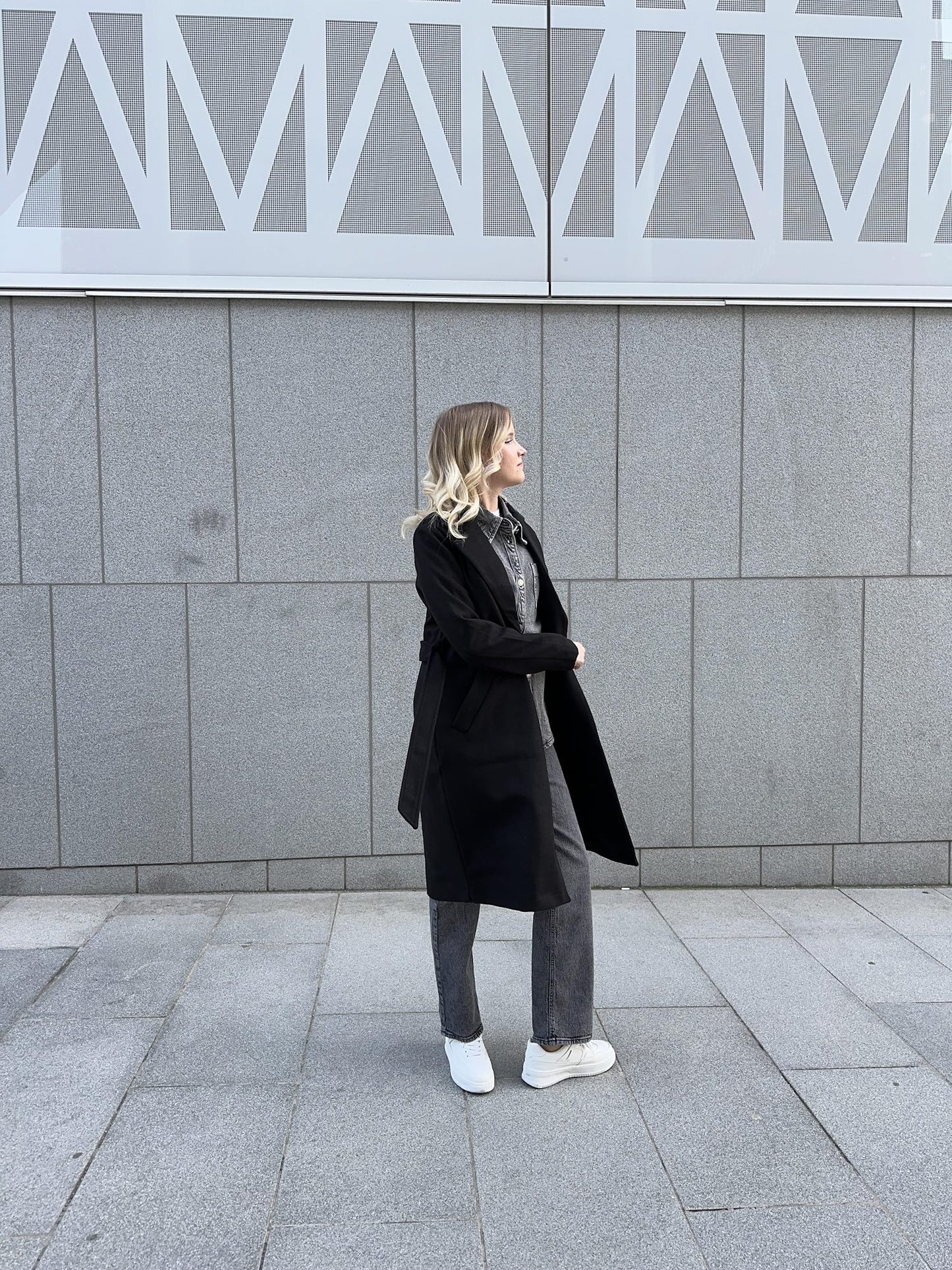 VMFORTUNEAYA Coat - Black